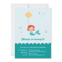 人魚の誕生日の招待状