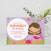 人魚の誕生日の招待状 招待状 (スタンド正面)