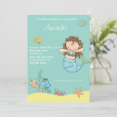 人魚の誕生日の招待 招待状 (スタンド正面)