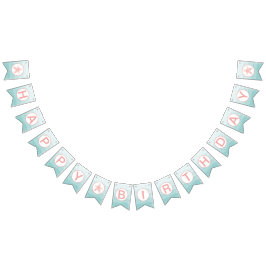 人魚の誕生日の旗 バンティングフラッグ