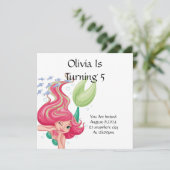 人魚の誕生日パーティーの女の子への招待 セーブザデート (スタンド正面)