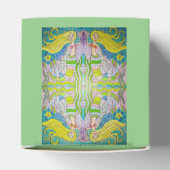 人魚の誕生日パーティーの好意ボックスをパーソナライズ フェイバーボックス (上部)