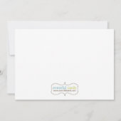 人魚の誕生日パーティーの招待 招待状 (裏面)