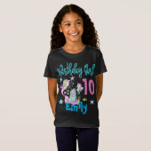 人魚の誕生日パーティーカスタムマッチング Tシャツ (正面フル)