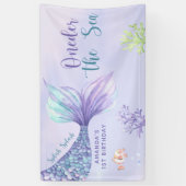 人魚の誕生日パーティーワンダーザシーマーメイド 横断幕 (縦)