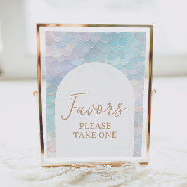 人魚の誕生日パーティー好意サイン ポスター