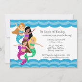 人魚の誕生日パーティー 招待状 (裏面)