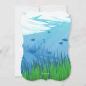 人魚の誕生日パーティー 招待状 (裏面)