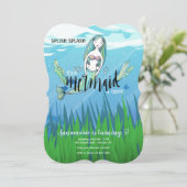 人魚の誕生日パーティー 招待状 (スタンド正面)