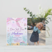 人魚の誕生日パーティー 海の中のパーティー 招待状 (スタンド正面)