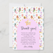 人魚の誕生日写真のお礼