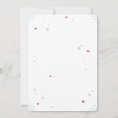 人魚の誕生日招待状、アンダーザシー誕生日 招待状 (裏面)