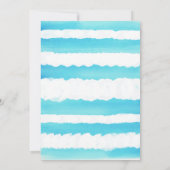 人魚の誕生日招待状（女の子向け） 招待状 (裏面)