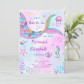 人魚の誕生日招待状 招待状 (スタンド正面)