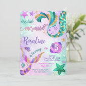 人魚の誕生日招待状 招待状 (スタンド正面)