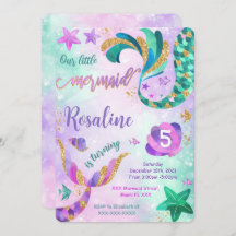 人魚の誕生日招待状