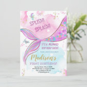 人魚の誕生日招待状 招待状 (スタンド正面)