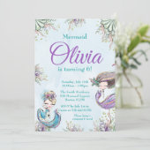 人魚の誕生日招待状 招待状 (スタンド正面)