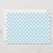 人魚の誕生日招待状 海の中のパーティー 招待状 (裏面)