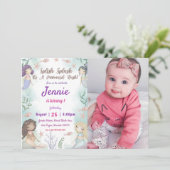 人魚の誕生日招待状 海の中 招待状 (スタンド正面)