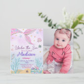 人魚の誕生日招待状 海の中 招待状 (スタンド正面)