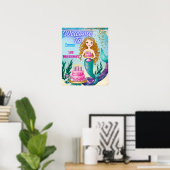 人魚の誕生日 ポスター (ホームオフィス)