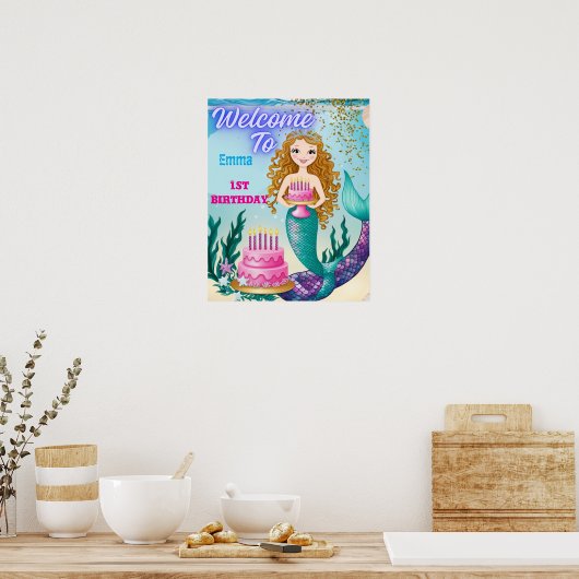 人魚の誕生日 ポスター (キッチン)