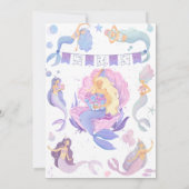 人魚の誕生日 招待状 (裏面)