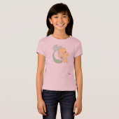 人魚の読書 Tシャツ (正面フル)