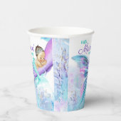 人魚の赤ちゃんのシャワーのための紙コップ 紙コップ (右)