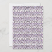 人魚の赤ちゃんのシャワー招待状 招待状 (裏面)