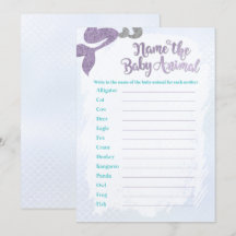 人魚の赤ちゃんの名前をつけるゲームのカード