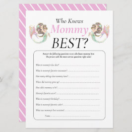 人魚の赤ちゃんの歓迎会　海の中 招待状