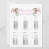 人魚の赤ちゃんの歓迎会 海の中 招待状 (正面)