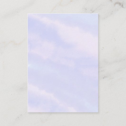 人魚の赤ちゃんシャワーお母さんの腹の大きさ エンクロージャーカード (裏面)