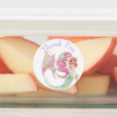 人魚の赤ちゃんシャワー甘い小さな人魚 ラベル (貼付)