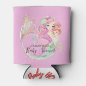 人魚の赤ちゃんシャワー甘い小さな人魚 缶クーラー (正面)