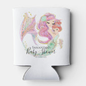 人魚の赤ちゃんシャワー甘い小さな人魚 缶クーラー (裏面)