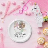 人魚の赤ちゃんシャワー航海の ペーパープレート (パーティー)