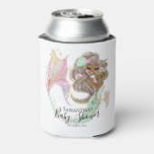 人魚の赤ちゃんシャワー航海の 缶クーラー (缶裏面)
