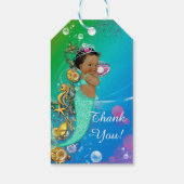 人魚の赤ちゃんシャワー ギフトタグ (裏面)