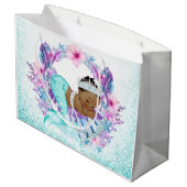 人魚の赤ちゃんシャワー ラージペーパーバッグ (裏面アングル)