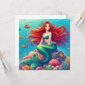 人魚の赤毛 カード (正面/裏面インサイチュ)