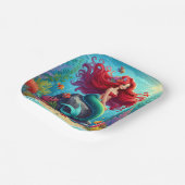 人魚の赤毛 ペーパープレート (傾斜あり)