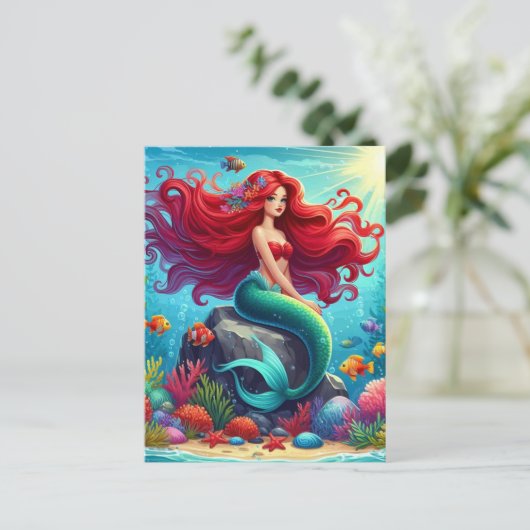 人魚の赤毛 ポストカード (スタンド正面)