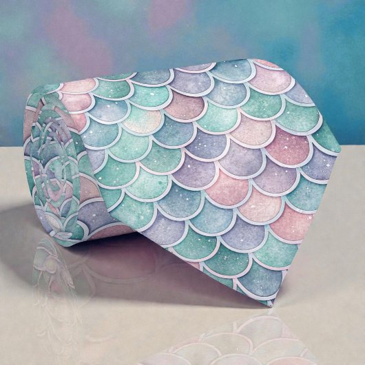 人魚の輝き パステルカラーネクタイ ネクタイ
