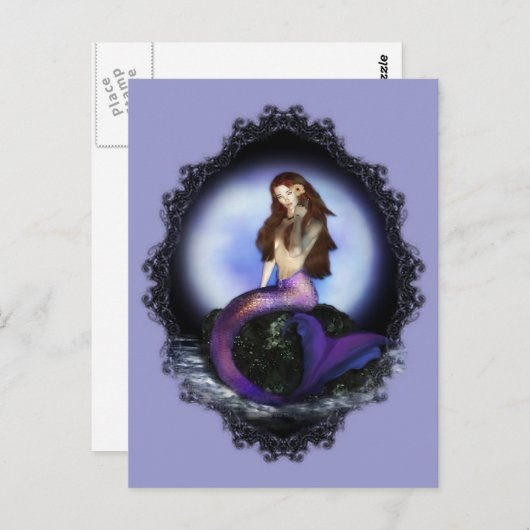 人魚の郵便はがきを信じて下さい ポストカード (正面/裏面)