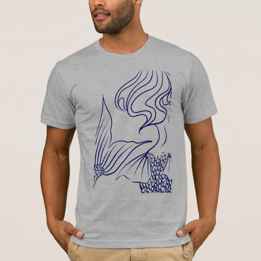 人魚の青 Tシャツ (正面)