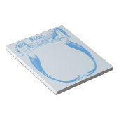 人魚の飛び散り ノートパッド (アングル)