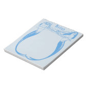 人魚の飛び散り ノートパッド (回転)